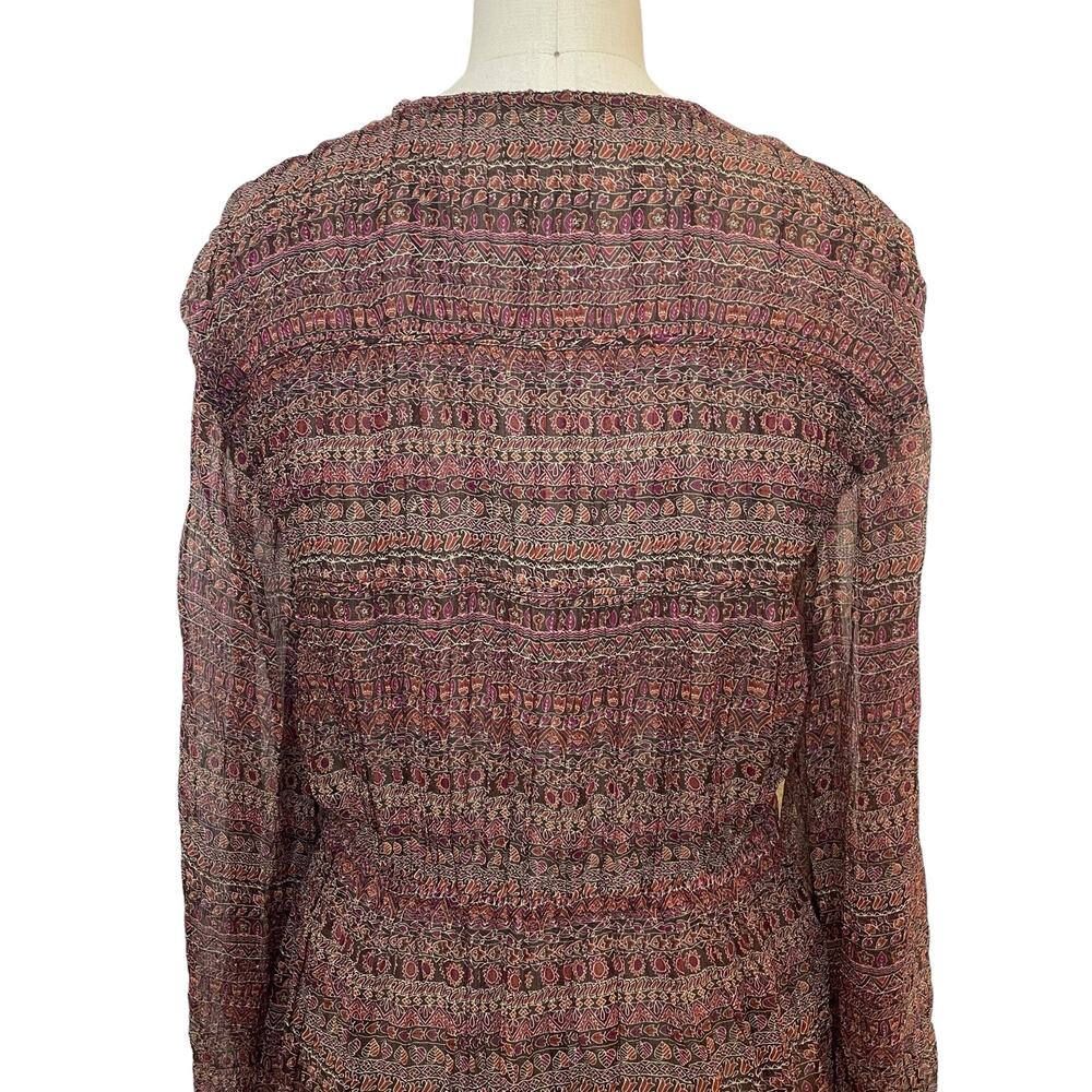 NEW Joie Alquina Dress Anise Flower Multi Colored Silk Lined Revolve Midi Small - Picture 9 of 12